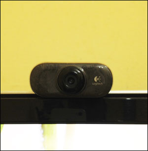 كاميرا ويب التي استخدمها Logitech Webcam C210