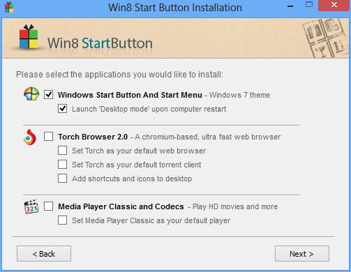 الخطوة الثانية في عملية التثبيت