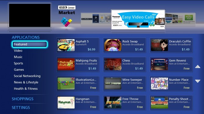 واجهة المستخدم في التلفاز الذكي