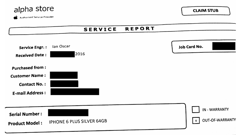 iSight Camera Replacement Program for iPhone 6 Plus