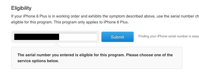 iSight Camera Replacement Program for iPhone 6 Plus